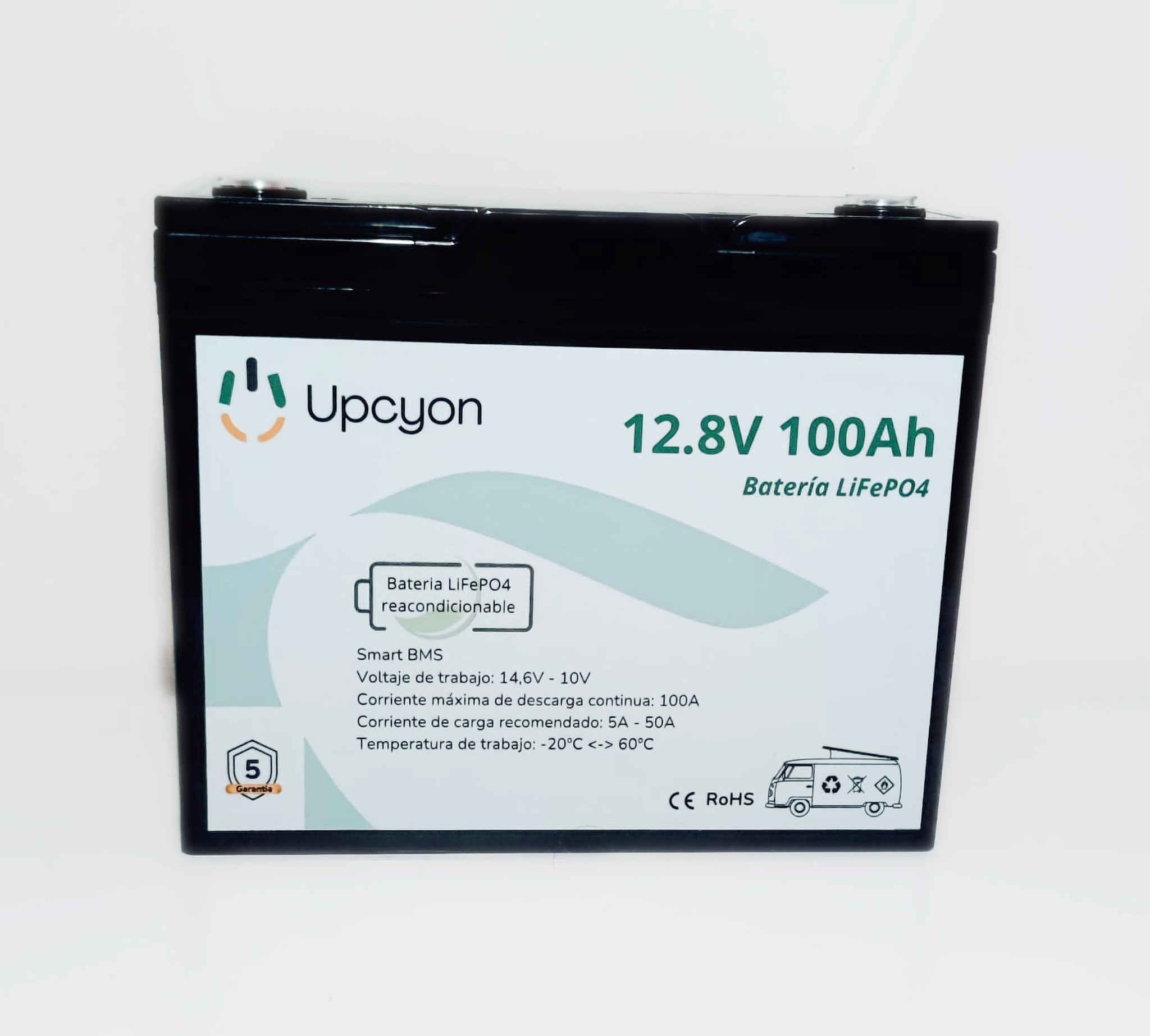 Batería LiFePO4 100Ah UP-12100